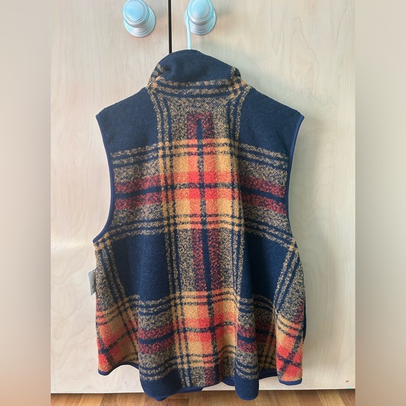 NEW WITH TAGS Free People Plaid Vest Size XSmall - Picture 2 of 7